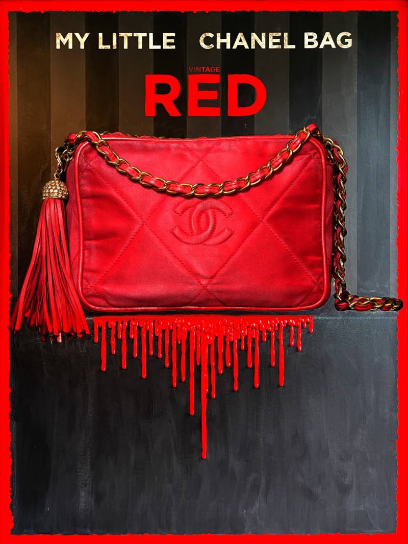 My red Chanel bag - Unique artwork